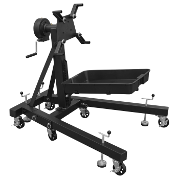 Sealey ES680DS Viking Folding 360º Rotating Engine Stand with Geared Handle & Drain Pan