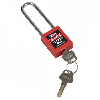 Sealey EV12 Long Shackle Safety Lockout Padlock