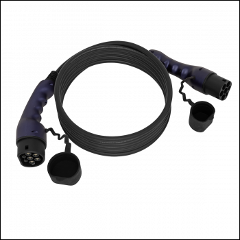 Sealey EVCC2216 EV Charging Cable Type 2 to Type 2 16A (3.7KW) 5m