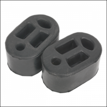 Sealey EX01 Exhaust Mounting Rubbers L70 x D45 x H37 (Pack of 2)