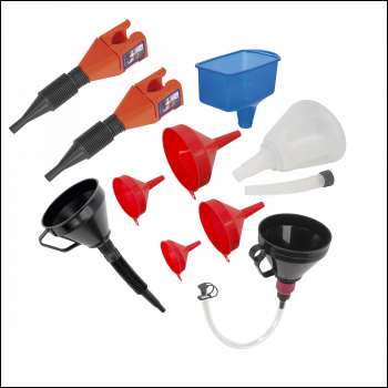 Sealey F10COMBO Funnel Combo 10pc