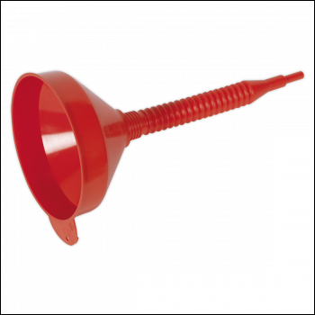 Sealey F2F Flexi-Spout Funnel Medium Ø200mm with Filter
