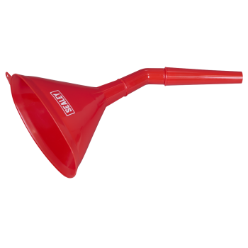 Sealey F7 Angled Spout Oval Funnel with Filter 200mm - Medium