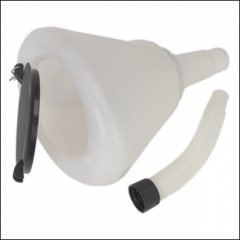 Sealey F99200 Funnel with Closing Lid 200mm