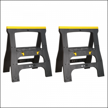 Sealey FDT42 Heavy-Duty Folding Composite Trestles