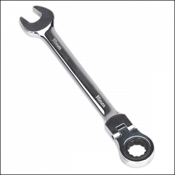 Sealey FHRCW18 Premier Flexi-Head Ratchet Combination Spanner 18mm