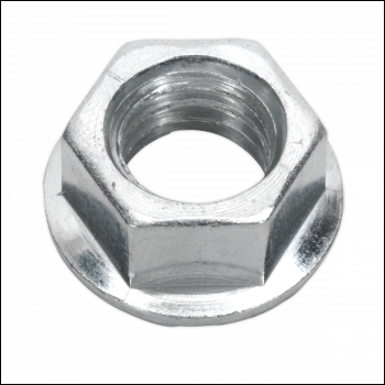 Sealey FN10 Zinc Plated Serrated Flange Nut M10 - Pack of 100