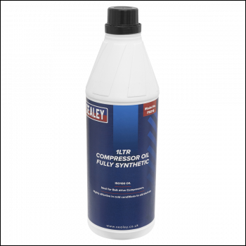 Sealey FSO1S Compressor Oil Fully Synthetic 1L