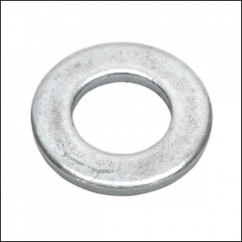 Sealey FWA1224 Flat Washer DIN 125 M12 x 24mm Form A Zinc Pack of 100