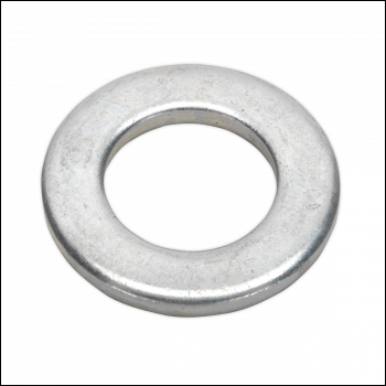 Sealey FWA1630 Flat Washer DIN 125 M16 x 30mm Form A Zinc Pack of 50