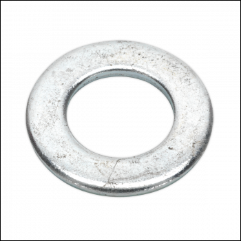 Sealey FWA2037 Flat Washer DIN 125 M20 x 37mm Form A Zinc Pack of 50