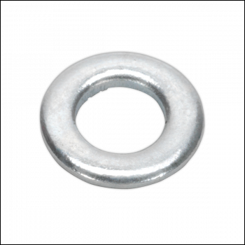 Sealey FWA510 Flat Washer DIN 125 - M5 x 10mm Form A Zinc Pack of 100