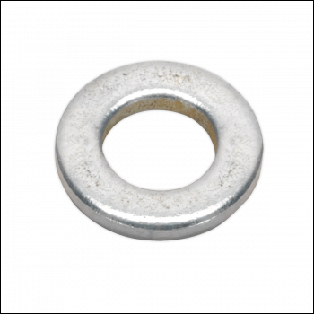 Sealey FWA612 Zinc Plated Form A Flat Washer M6 x 12mm, DIN 125 - Pack of 100