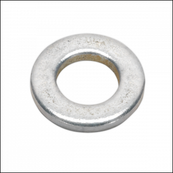 Sealey FWA612 Flat Washer DIN 125 - M6 x 12mm Form A Zinc Pack of 100