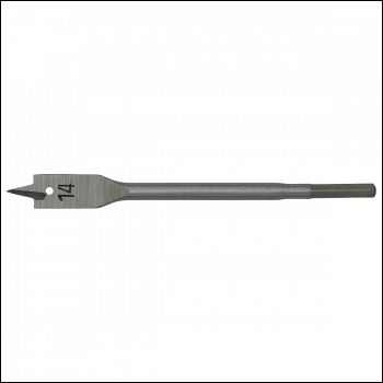 Sealey FWB14 Worksafe® Flat Wood Drill Bit 14mm x 152mm