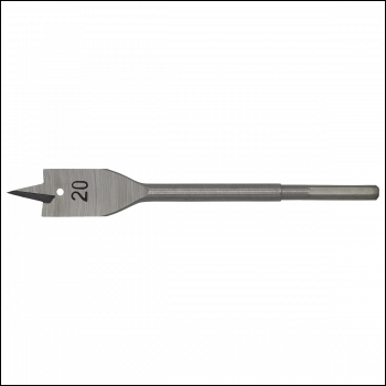 Sealey FWB20 Worksafe® Flat Wood Drill Bit 20mm x 152mm