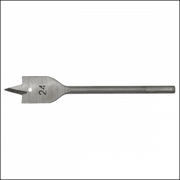 Sealey FWB24 Worksafe® Flat Wood Drill Bit 24mm x 152mm