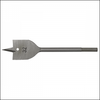 Sealey FWB32 Worksafe® Flat Wood Drill Bit 32mm x 152mm
