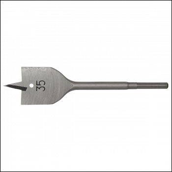 Sealey FWB35 Worksafe® Flat Wood Drill Bit 35mm x 152mm