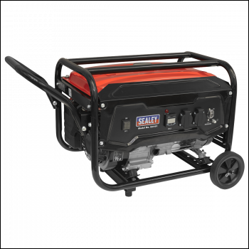 Sealey G3101 3100W Generator 7hp 4-Stroke Engine 230V