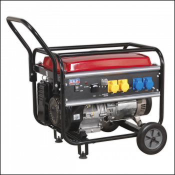 Sealey G5501 5500W Generator 13hp 4-Stroke Engine 110/230V