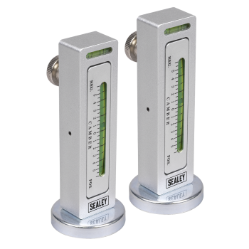 Sealey GA47 Magnetic Camber/Castor Gauge 2pc