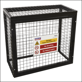 Sealey GCSC319 Gas Cylinder Safety Cage - 3 x 19kg
