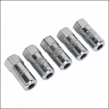 Sealey GGE5 Hydraulic Connector 4-Jaw Heavy-Duty 1/8 inch BSP Pack of 5