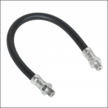 Sealey GGH300 Flexible Rubber Grease Gun Delivery Hose 300mm 1/8 inch BSP