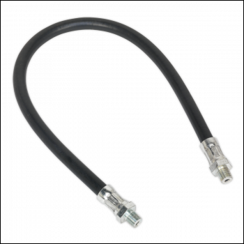 Sealey GGH450 Flexible Rubber Grease Gun Delivery Hose 450mm 1/8 inch BSP
