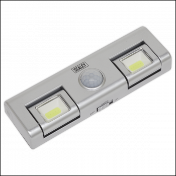 Sealey GL93 Auto Light 1W COB LED with PIR Sensor 3 x AA Cell