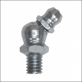 Sealey GNI11 45° Grease Nipple 1/8 inch BSP Gas - Pack of 25
