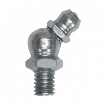 Sealey GNI11 Grease Nipple 45° 1/8 inch BSP Gas Pack of 25
