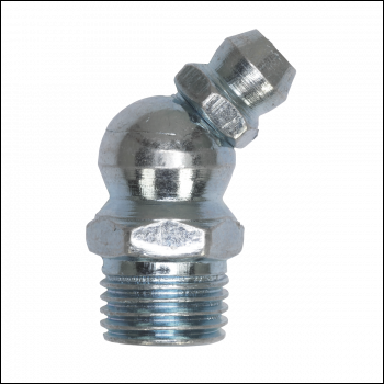 Sealey GNM10 45° Grease Nipple 10 x 1mm - Pack of 25