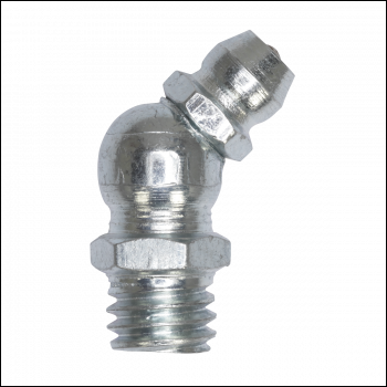 Sealey GNM12 45° Grease Nipple 8 x 1.25mm - Pack of 25