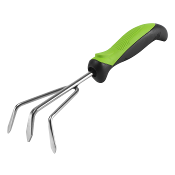 Sealey GTSG011 Hand Cultivator with Soft Grip Handle & Stainless Steel Tines