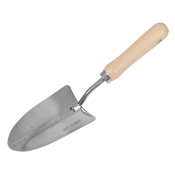 Sealey GTWH003 Premier Hand Trowel Hand Trowel with Ash Handle & Stainless Steel Blade