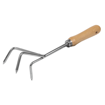Sealey GTWH005 Premier Cultivator with Short Ash Handle & Stainless Steel Tines