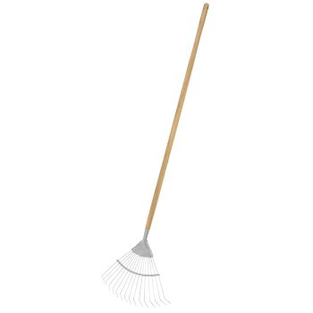 Sealey GTWH010 Premier Lawn Rake with Long Ash Handle & Stainless Steel Tines