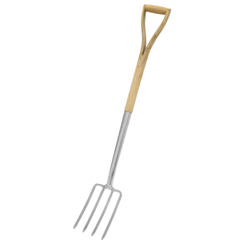 Sealey GTWH018 Premier Border Fork with Ash Handle & Stainless Steel Tines