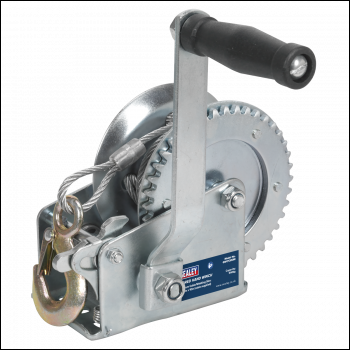 Sealey GWC1200M Geared Hand Winch with Cable 540kg Capacity