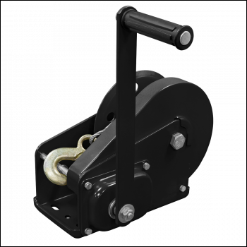 Sealey GWC2500B Geared Hand Winch with Brake & Cable 1130kg Capacity