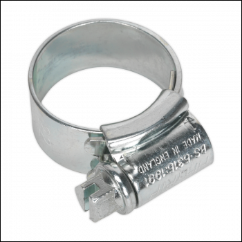 Sealey HCJ0 HI-GRIP® Zinc Plated Hose Clip 14-22mm - Pack of 30