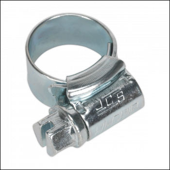 Sealey HCJ000 HI-GRIP® Zinc Plated Hose Clip 9.5-12mm - Pack of 30