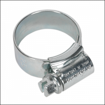 Sealey HCJ0X HI-GRIP® Hose Clip Zinc Plated Ø17-25mm Pack of 20