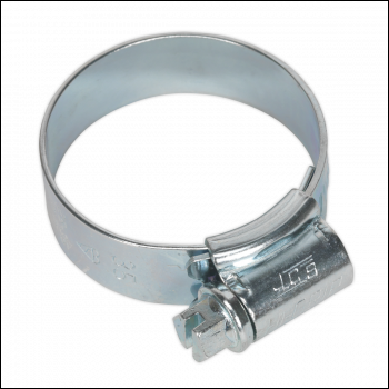 Sealey HCJ1 HI-GRIP® Zinc Plated Hose Clip 25-35mm - Pack of 20