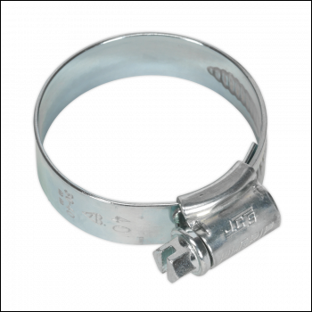 Sealey HCJ1X HI-GRIP® Zinc Plated Hose Clip 30-40mm - Pack of 20