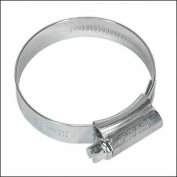 Sealey HCJ2 HI-GRIP® Zinc Plated Hose Clip 40-55mm - Pack of 20