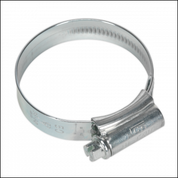 Sealey HCJ2A HI-GRIP® Zinc Plated Hose Clip 35-50mm - Pack of 20