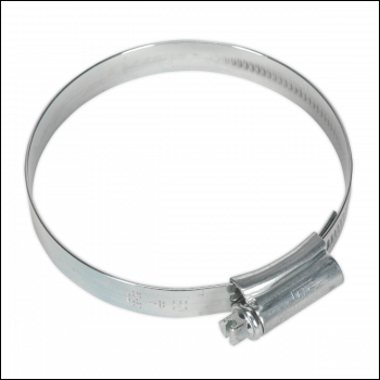 Sealey HCJ3X HI-GRIP® Zinc Plated Hose Clip 60-80mm - Pack of 10